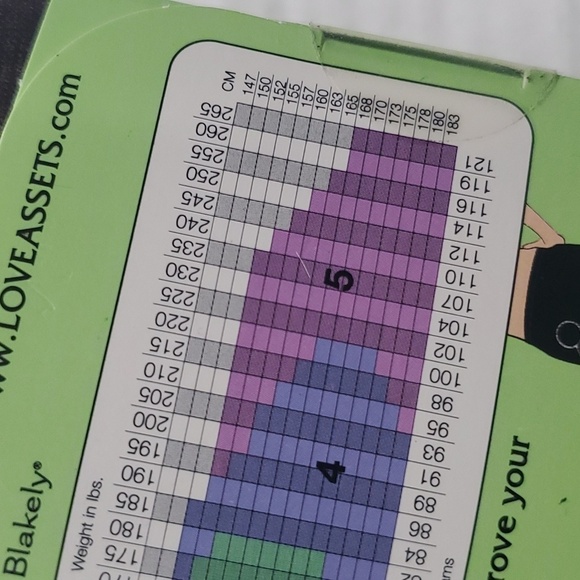 Assets Tights Bodyshaping  Terrific Tights Matte Opaque Brown Size 5 NEW - Picture 3 of 6